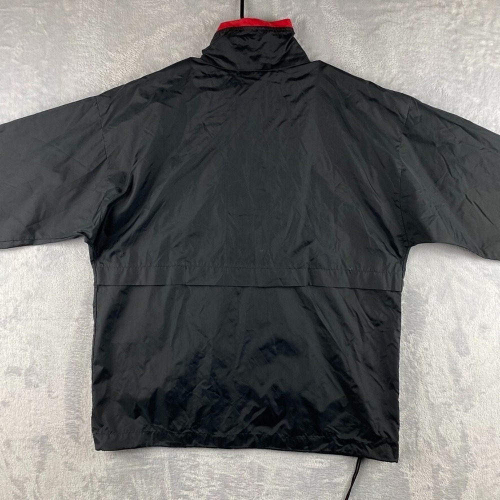 Vintage USA Olympics Jacket Mens Small Black Red Colorblock 90s JC Penney Vented - Picture 9 of 13